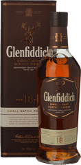 GLENFIDDICH 18 Years old Small Batch 40% ABV, Scotland NV 700ml image number 0