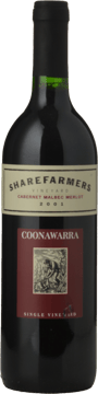PETALUMA Sharefarmers Cabernet Blend, Coonawarra 2001 Bottle image number 0