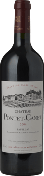 CHATEAU PONTET-CANET 5me cru classe, Pauillac 2004 Bottle image number 0