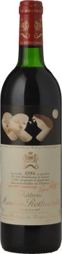 CHATEAU MOUTON-ROTHSCHILD 1er cru classe, Pauillac 1986 Bottle image number 0