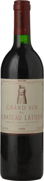 CHATEAU LATOUR 1er cru classe, Pauillac 1988 Bottle image number 0