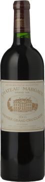 CHATEAU MARGAUX 1er cru classe, Margaux 2003 Bottle image number 0