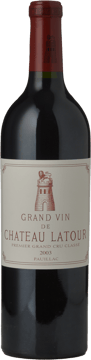 CHATEAU LATOUR 1er cru classe, Pauillac 2003 Bottle image number 0