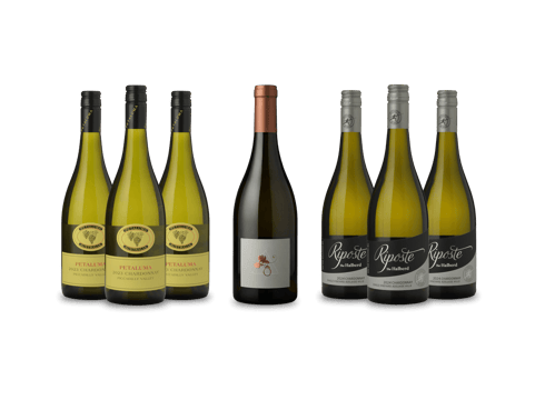 LANGTONS Adelaide Hills Chardonnay with Bonus OAKRIDGE WINES Apex Twin, Yarra Valley 7 Pack MV Case image number 0