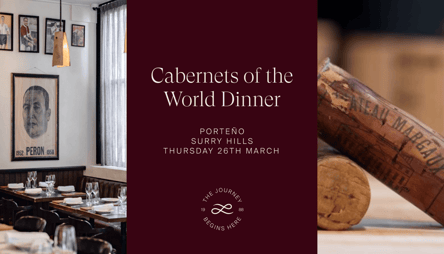 Cabernets of the World Dinner Sydney 2026 Ticket image number 0