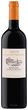 CHATEAU CLOS FONTAINE, Cotes de Francs 2022 Bottle image number 0