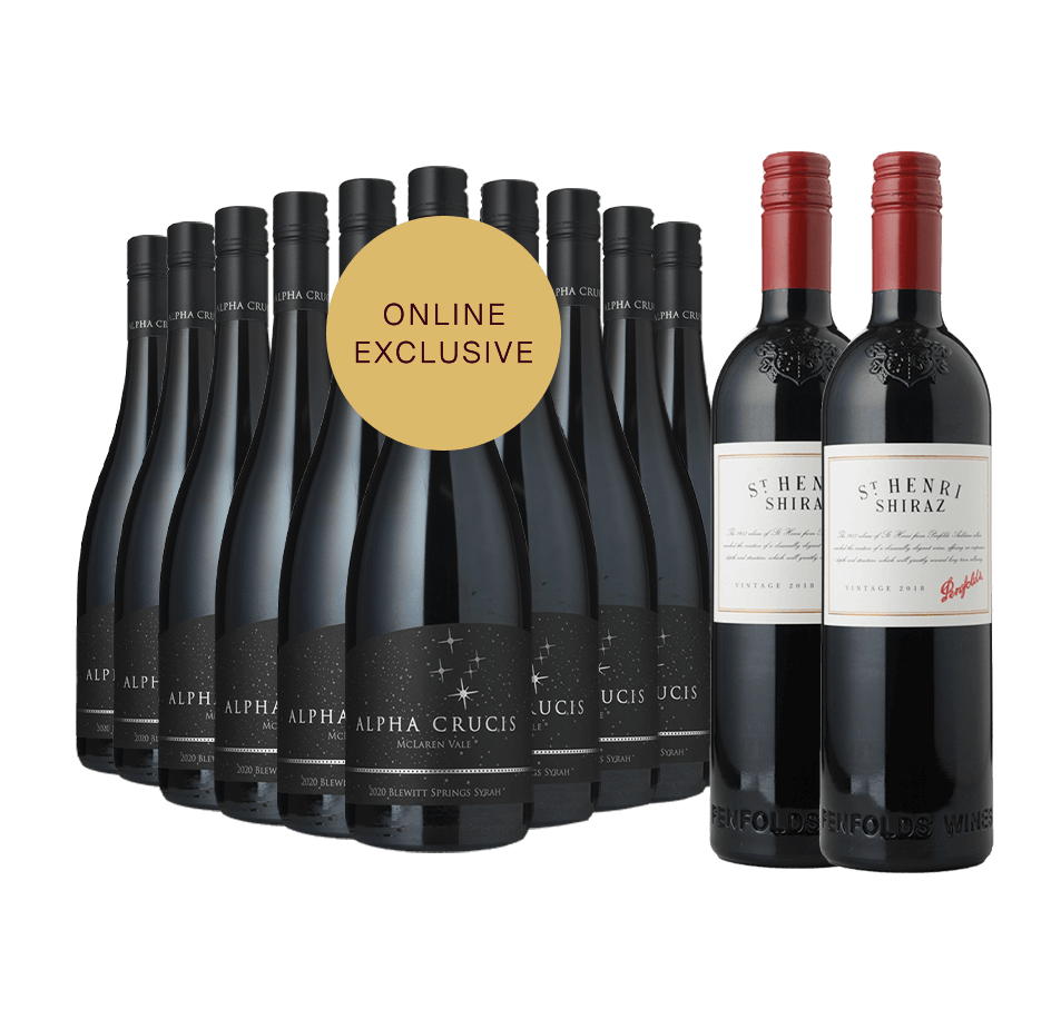 LANGTONS Chalk Hill Alpha Crucis Blewitt Springs Syrah and Penfolds St