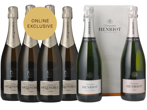 LANGTONS AR Lenoble and Henriot Champagne Mix 6 Pack NV Case image number 0