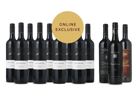 LANGTONS Hare's Chase Ironscraper Shiraz with 3 bottle Upgrade 12 Pack  MV Case image number 0