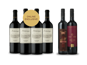 LANGTONS BEC HARDY WINES Pertaringa Yeoman Shiraz with two vintages of Grant Burge Meshach, 6 Pack MV Case