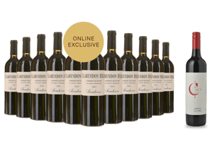 LANGTONS CLARENDON HILLS Sandown and JIM BARRY WINES Clarevale upgrade 12pk Cabernet Malbec, McLaren Vale, Clare Valley MV Case