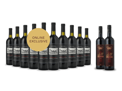 LANGTONS WYNNS COONAWARRA ESTATE Cabernet Cork Closure with GRANT BURGE Meshach Shiraz 12 Pack MV Case image number 0