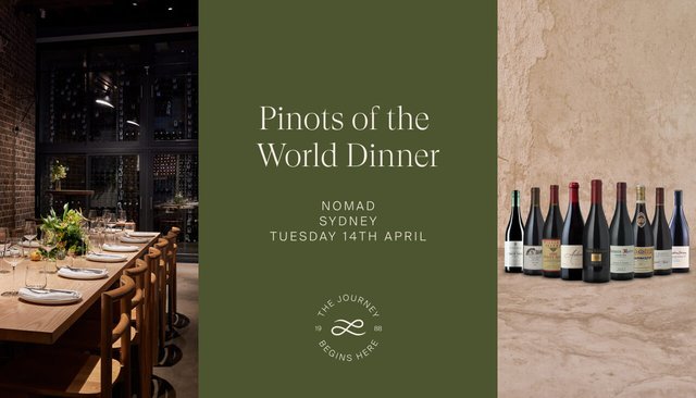 Pinots of the World Dinner Sydney 2026 Ticket image number 0