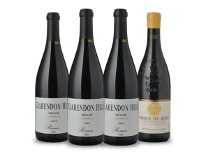 LANGTONS CLARENDON HILLS Romas Vineyard Old Vine Grenache, McLaren Vale with a Bonus bottle of M. CHAPOUTIER Croix de Bois, Chateauneuf-du-Pape, 4 Pk MV Case