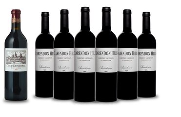 LANGTONS CLARENDON HILLS Sandown Vineyard Cabernet with a Bonus Bottle of CHATEAU COS D'ESTOURNEL 2me cru classe, St-Estephe 7 Pack MV Case image number 0