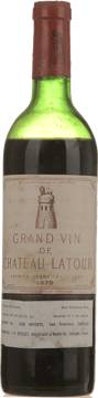 CHATEAU LATOUR 1er cru classe, Pauillac 1970 Bottle image number 0