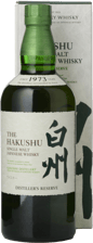 SUNTORY The Hakushu Distiller's Reserve 43% ABV Single Malt Whisky, Japan NV 700ml