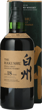 SUNTORY Hakushu 18 Year Old 43% ABV Single Malt Whisky, Japan NV 700ml image number 0