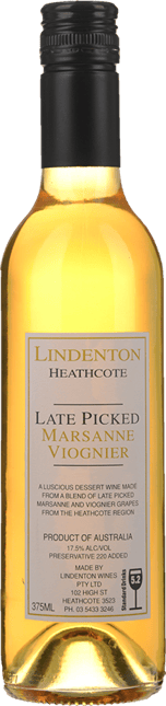 LINDENTON WINES Late Picked Marsanne Viognier, Heathcote NV