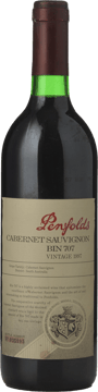 PENFOLDS Bin 707 Cabernet Sauvignon, South Australia 1997 Bottle image number 0