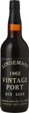 LINDEMANS Bin 2520 Vintage Port, South Australia 1962 730ML Bottle