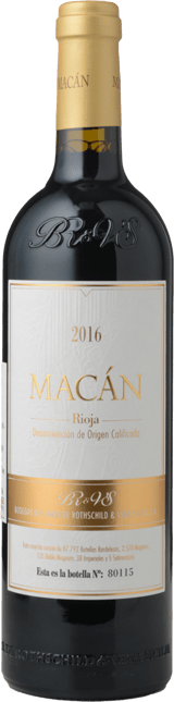 BODEGAS BENJAMIN DE ROTHSCHILD & VEGA SICILIA Macan, La Rioja DOCa 2016