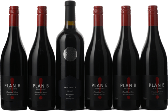 LANGTONS Plan B and Haselgrove Cruth 6 Pack Shiraz, Frankland River, Great Southern, McLaren Vale MV Case image number 0