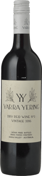 YARRA YERING Dry Red Wine No.3, Yarra Valley 2016 Bottle image number 0