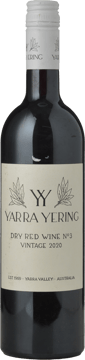 YARRA YERING Dry Red Wine No.3, Yarra Valley 2020 Bottle image number 0
