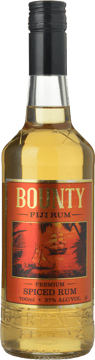 BOUNTY FIJI Premium Spiced 37% ABV Rum, FIJI NV 700ml image number 0