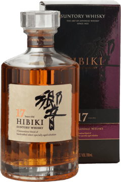 SUNTORY Hibiki 17 Year Old Japanese Whisky 43% ABV, Japan NV 700ml image number 0