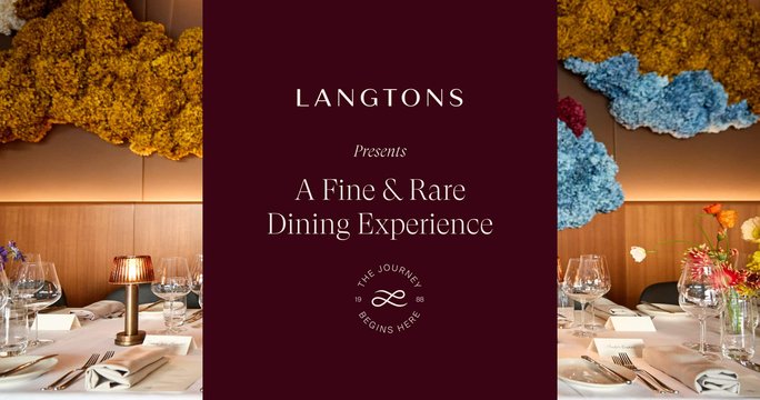 LANGTONS Fine and Rare Dinner at Aria 2024 Ticket