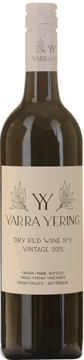 YARRA YERING Dry Red Wine No.2 Shiraz, Yarra Valley 2020 Bottle image number 0